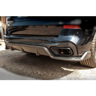 Achterbumperdiffuser V2 (2018-2022, echt carbon) BMW X5 G05 2019–2026 foto 1