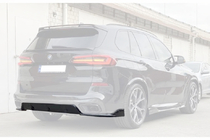 BMW X5 G05 2019–2026 Achterbumper diffuser V2 (2018-2022, hoogglans zwart) foto 1