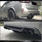BMW X5 F15 2013–2018 Achterbumper diffuser V3 (voor F85, carbon) foto 3