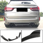 BMW X5 F15 2013–2018 Achterbumper diffuser Carbon V4 (voor F85) foto 1