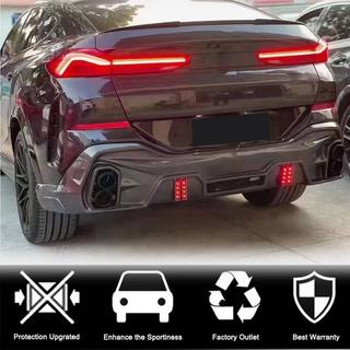 Achterbumper diffuser (voor M-Sport, 2018-2022, carbon) BMW X6 G06 2019–2027 foto 2