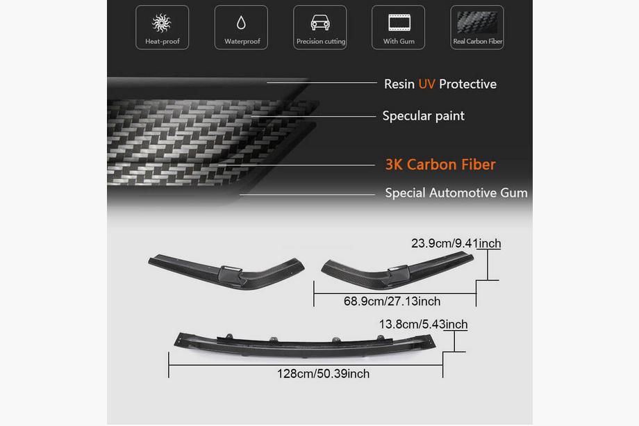 BMW X7 G07 2019– Achterbumper diffuser (voor M-Sport 2019-2022, carbon) Foto 13