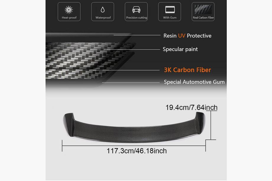 BMW 1 Serie F20/F21 2011–2019 Spoiler V2 (voor F20/F21, carbon) Foto 5