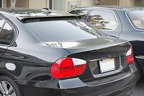 BMW 3-serie E90/E91 2005–2011 Kofferklepspoiler V1 (voor E90, carbon) foto 5
