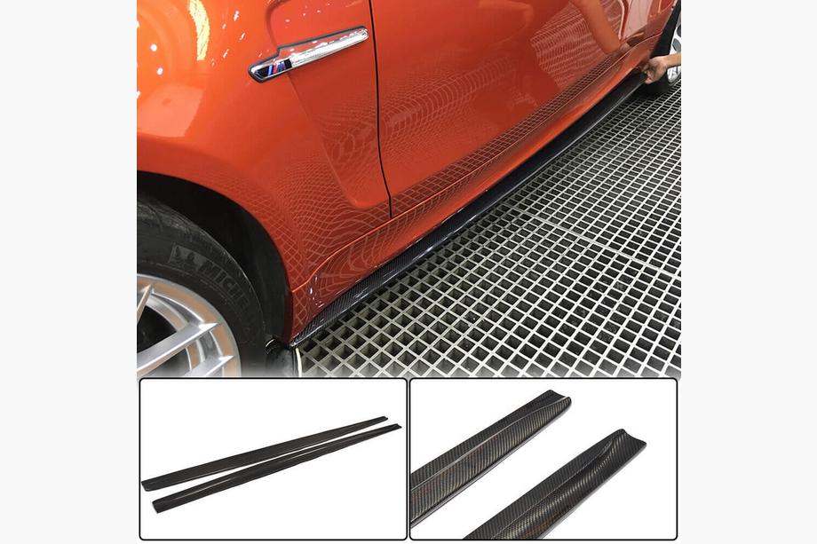 BMW 1 Serie E81/E82/E87/E88 2004–2011 Carbon dorpelranden (voor E82, carbon) Image