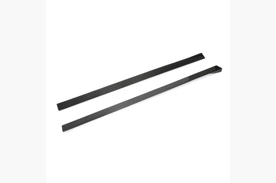 BMW 2-serie F22/F23 2014–2021 Side skirt extensions V2 (voor F87, carbon) Image