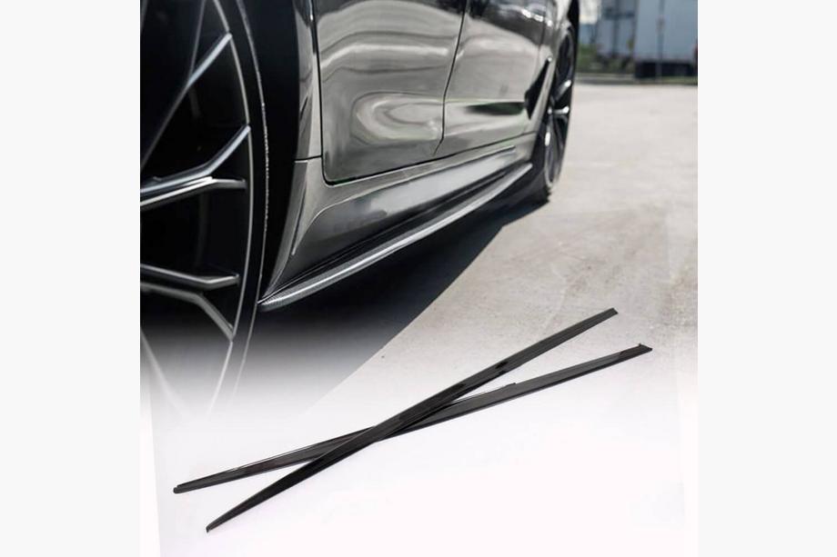 BMW 3 Serie F30/F31 2012–2019 Sideskirt extensions V1 (voor M-Sport sideskirts, carbon) Image