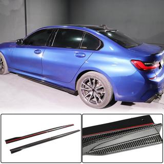 Side skirts V2 (voor G20 M-Sport, carbon) BMW 3 Serie G20/G21 2018– foto 1