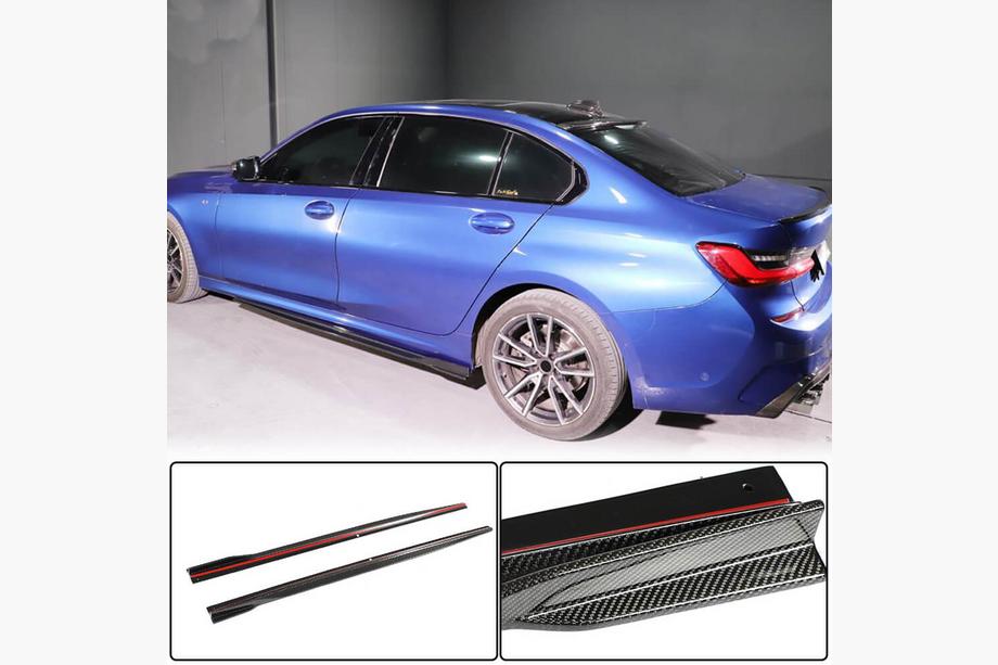 BMW 3 Serie G20/G21 2018– Side skirts V2 (voor G20 M-Sport, carbon) Image
