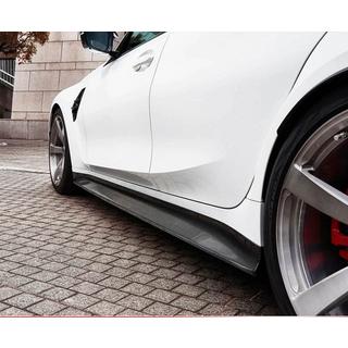 Side skirt extensions V5 (voor G80, carbon) BMW 3 Serie G20/G21 2018– foto 2