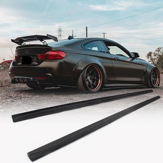 Sideskirt extensions V2 (voor F32/F33 M-Sport, carbon) foto 1
