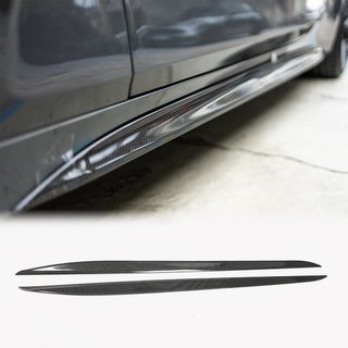 Sideskirt extensions V2 (voor G22/G23 M-Sport, carbon) foto 1