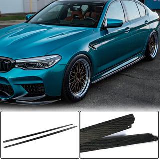 Sideskirt extensions V2 (voor M-Sport/M5, carbon) BMW 5 Serie G30/G31 2017–2023 foto 1