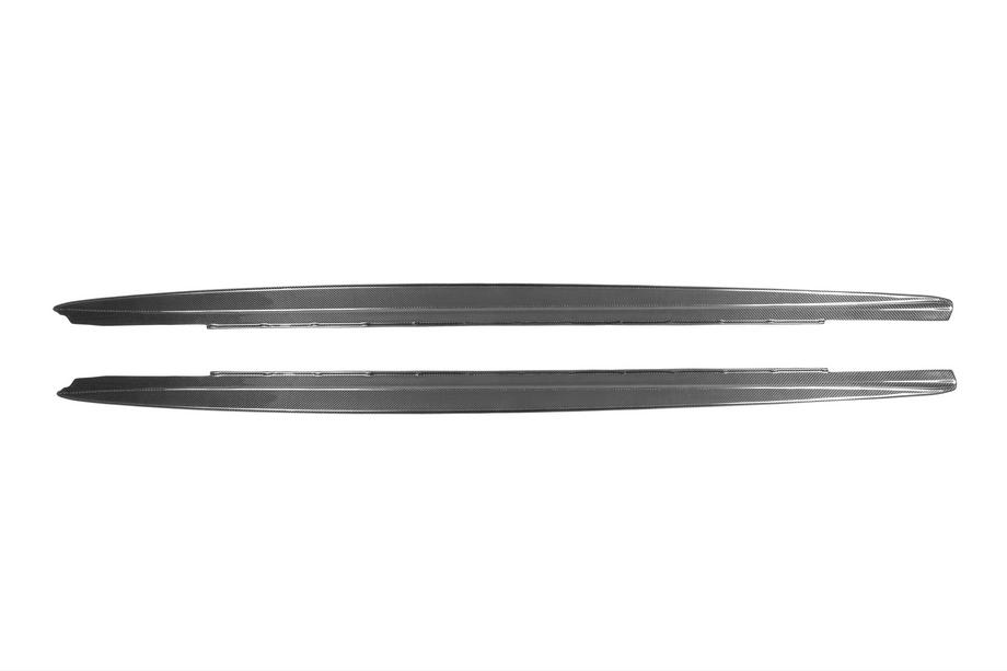 BMW 5 Serie G30/G31 2017–2023 Sideskirt extensions V2 (voor M-Sport/M5, carbon) Foto 8