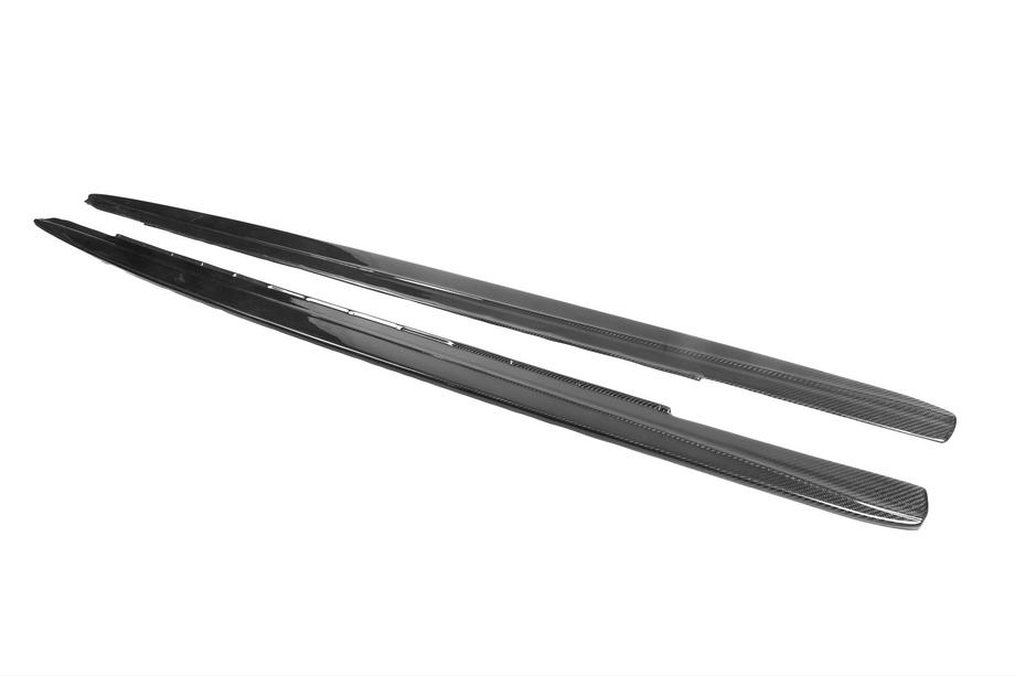 BMW 5 Serie G30/G31 2017–2023 Sideskirt extensions V2 (voor M-Sport/M5, carbon) Foto 7