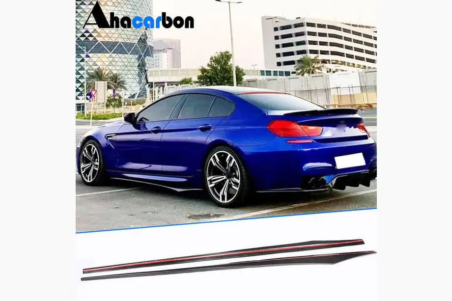 BMW 6-serie F12/F13/F06 2011–2018 Dorpelverbreders V1 (voor F06 M-Sport, carbon) Image
