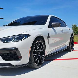 Side skirt extensions V1 (voor G16 M-Sport/F93 M8, carbon) BMW 8-serie G14/G15/G16 2018– foto 2