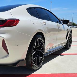 Side skirt extensions V1 (voor G16 M-Sport/F93 M8, carbon) BMW 8-serie G14/G15/G16 2018– foto 3