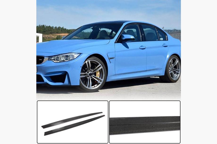 BMW 3 Serie F30/F31 2012–2019 Dorpelverbreders V1 (voor M3 dorpels, carbon) Image