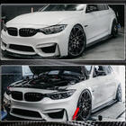BMW 3 Serie F30/F31 2012–2019 Sideskirt extensies V2 (voor M3 sideskirts, carbon) foto 4