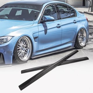 Sideskirt extensies V2 (voor M3 sideskirts, carbon) BMW 3 Serie F30/F31 2012–2019 foto 1