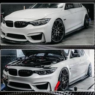 Sideskirt extensies V2 (voor M3 sideskirts, carbon) BMW 3 Serie F30/F31 2012–2019 foto 4