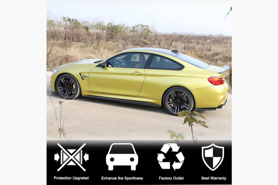 BMW 4 Serie F32/F33/F36 2012–2020 FRP V4 side skirts (voor F82) Foto 2