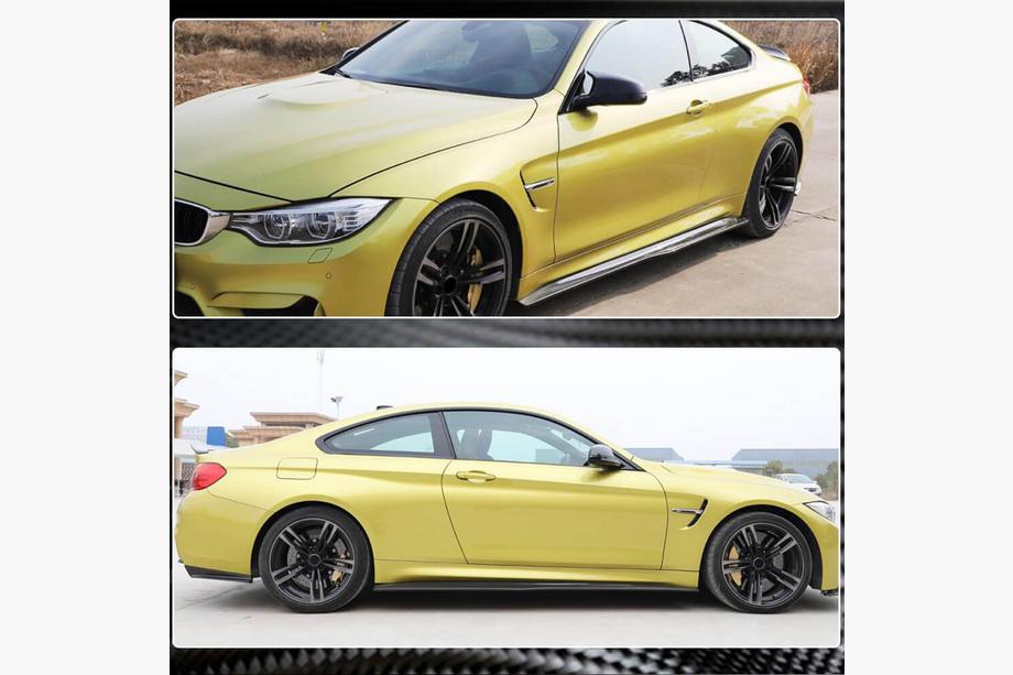BMW 4 Serie F32/F33/F36 2012–2020 FRP V4 side skirts (voor F82) Foto 3