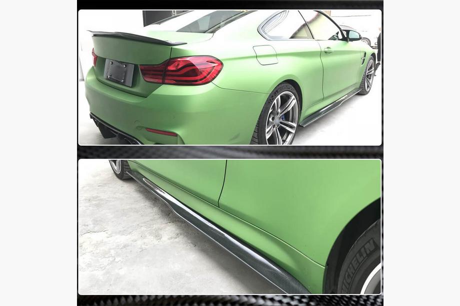 BMW 4 Serie F32/F33/F36 2012–2020 FRP V4 side skirts (voor F82) Foto 4