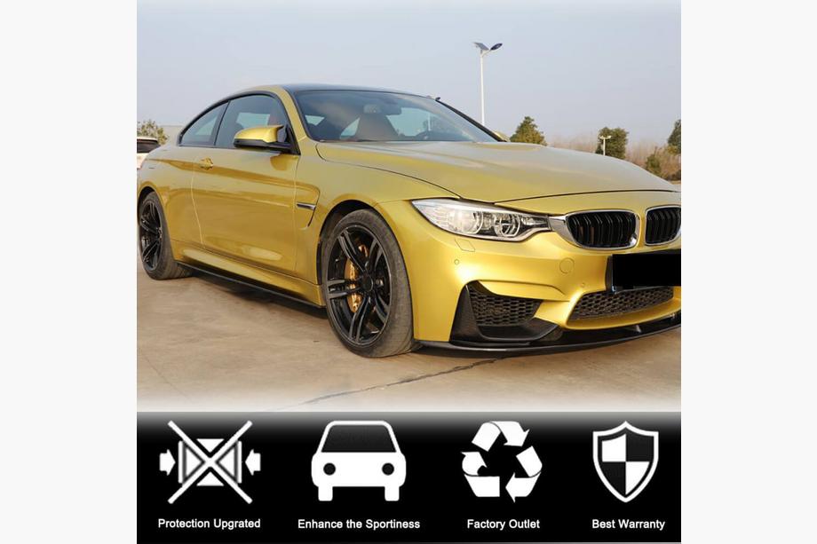 BMW 4 Serie F32/F33/F36 2012–2020 V5 side skirt extensions (voor F82/F83, carbon) Foto 2