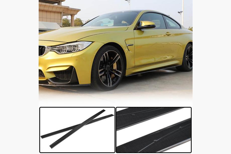 BMW 4 Serie F32/F33/F36 2012–2020 Sideskirts FRP V7 (voor F82) Image