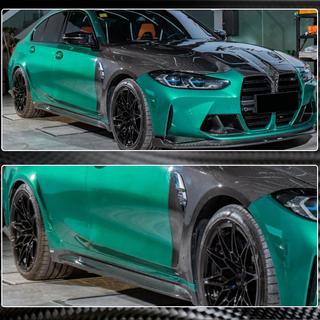 Sideskirts V4 (voor G80, carbon) BMW 3 Serie G20/G21 2018– foto 3