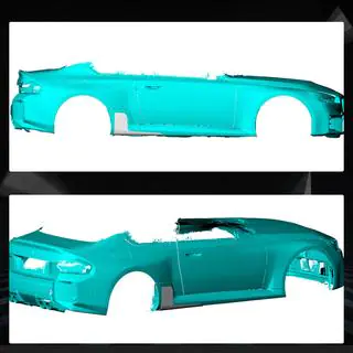 Side skirts V2 (voor G87, carbon) foto 2