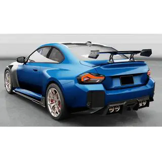 Side skirt extensions V1 (voor G87, carbon) foto 2