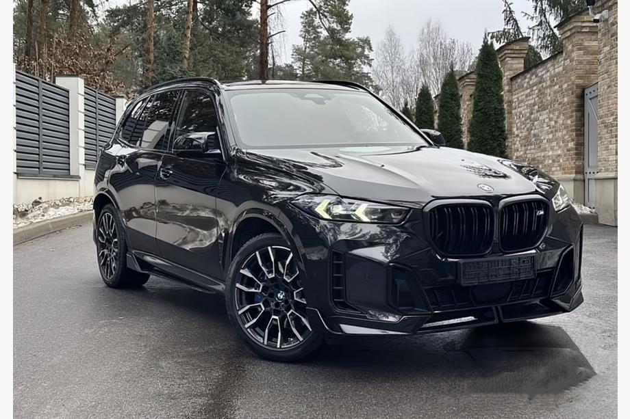 BMW X5 G05 2019–2026 Dorpelverbreders V3 (Glans zwart) Image