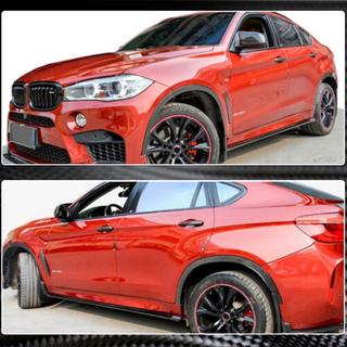 Sideskirt extensions (voor F86, carbon) BMW X6 F16 2014–2019 foto 4