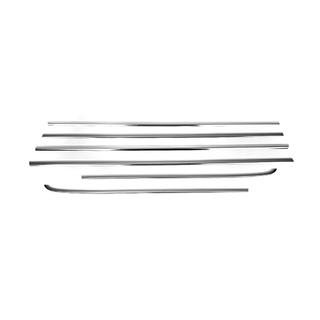 Buitenste raamomlijsting (6 stuks, RVS) SsangYong Kyron 2005–2014 foto 2