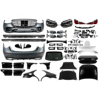 Facelift set voor W223 AMG Line (met deurgrepen en inserts) foto 1