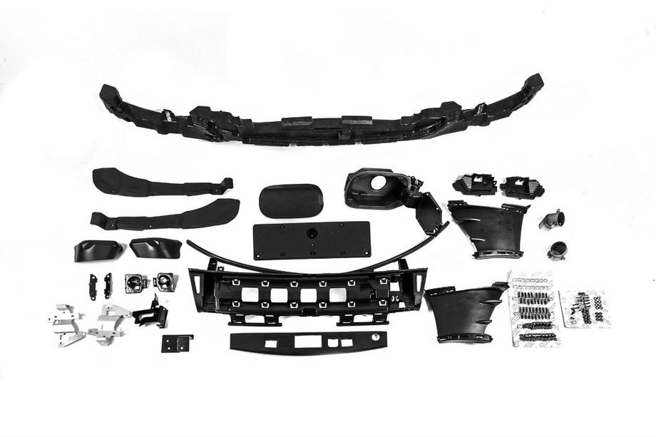 Mercedes S-class W221 2005–2013 Facelift set voor W223 AMG Line (met deurgrepen en inserts) Foto 47