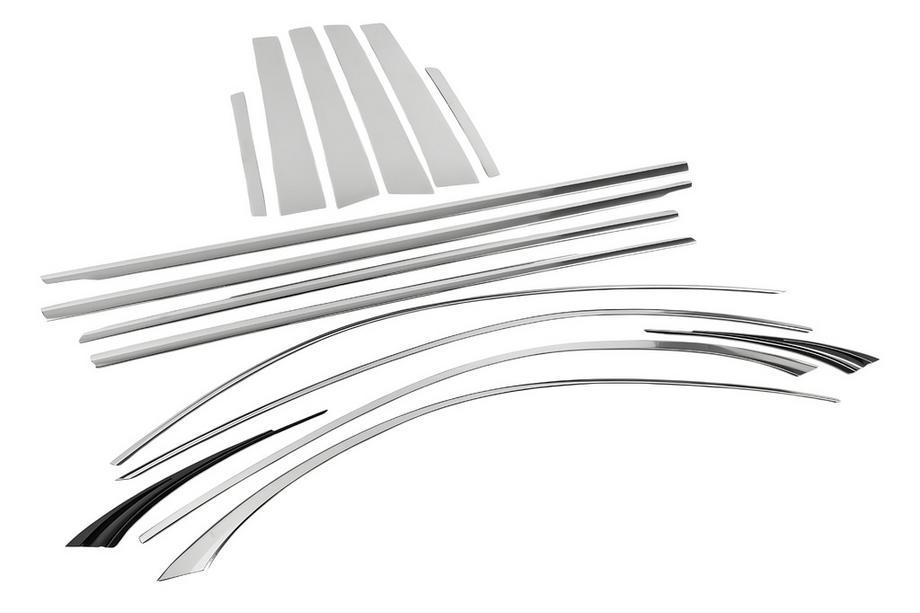 Mercedes S-class W221 2005–2013 Facelift set voor W223 AMG Line (met deurgrepen en inserts) Foto 7