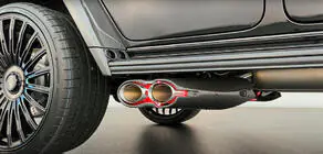 Mercedes G class W465 2025– Uitlaattips BRB Carbon (2 stuks) foto 3