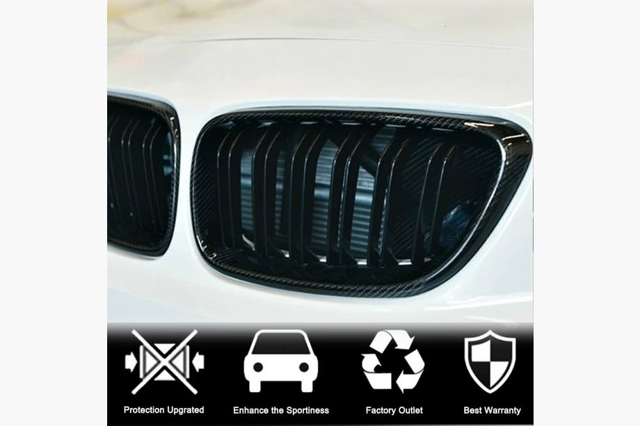BMW 2-serie F22/F23 2014–2021 Carbon nierengrilles V2 Foto 2