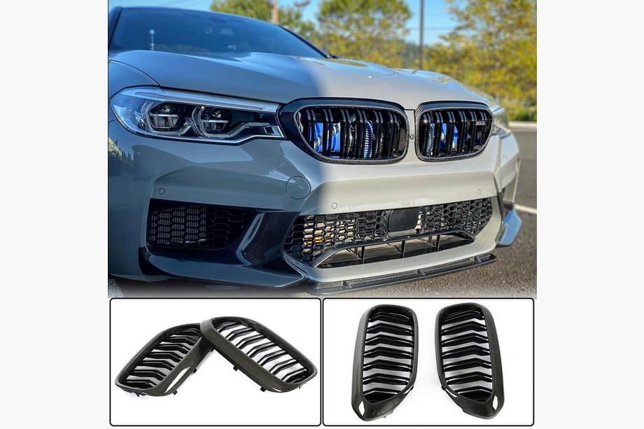 BMW 5 Serie G30/G31 2017–2023 Niergrilles M-Look V1 (2017-2020, Carbon) Image