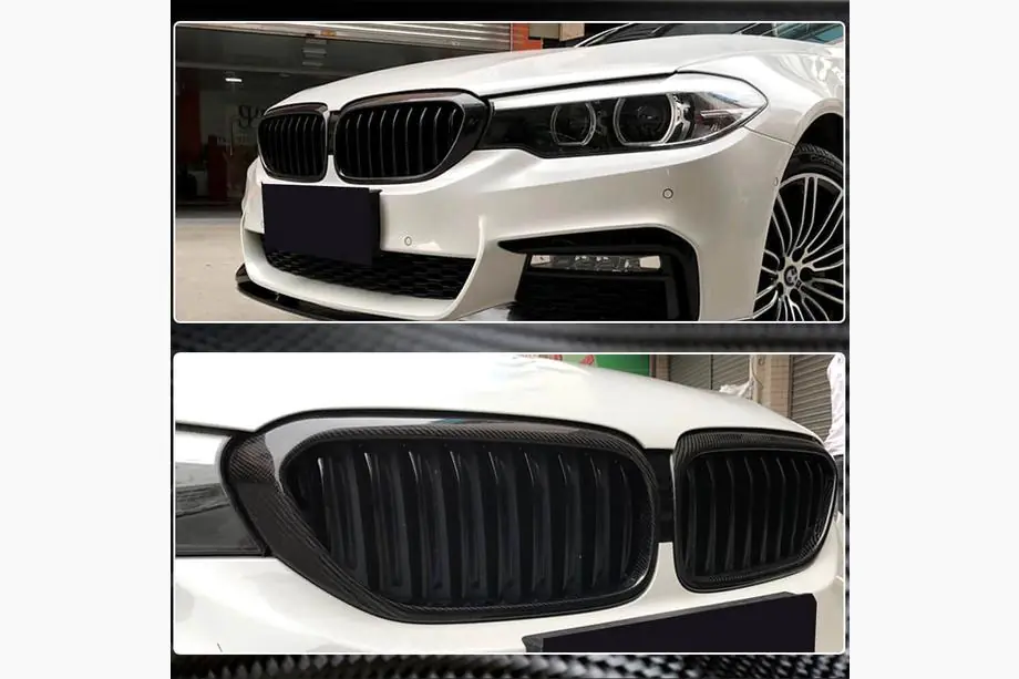 BMW 5 Serie G30/G31 2017–2023 Nierengrille M-Look V2 (2017-2020, carbon) Foto 4