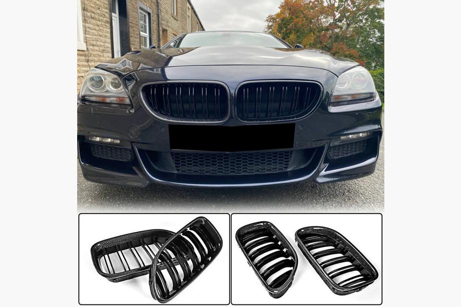 BMW 6-serie F12/F13/F06 2011–2018 M-Look niergrilles (carbon) Image