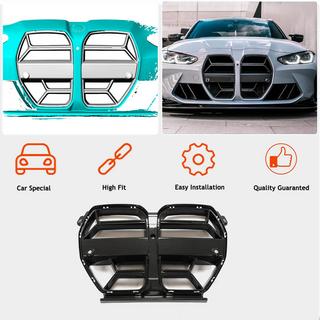 V4 nierengrille (voor G80, carbon) foto 4