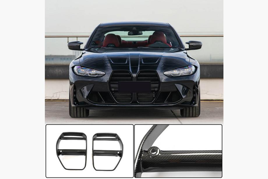 BMW 3 Serie G20/G21 2018– Niergrille V3 (voor G80, carbon) Image