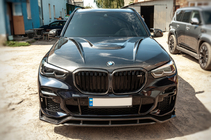 BMW X5 G05 2019–2026 Niergrilles M-Look V1 (2018-2022, carbon) foto 10