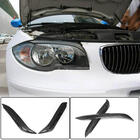 BMW 1 Serie E81/E82/E87/E88 2004–2011 Koplampwimpers (Carbon) foto 1