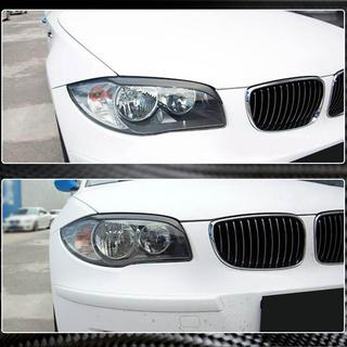 Koplampwimpers (Carbon) BMW 1 Serie E81/E82/E87/E88 2004–2011 foto 3